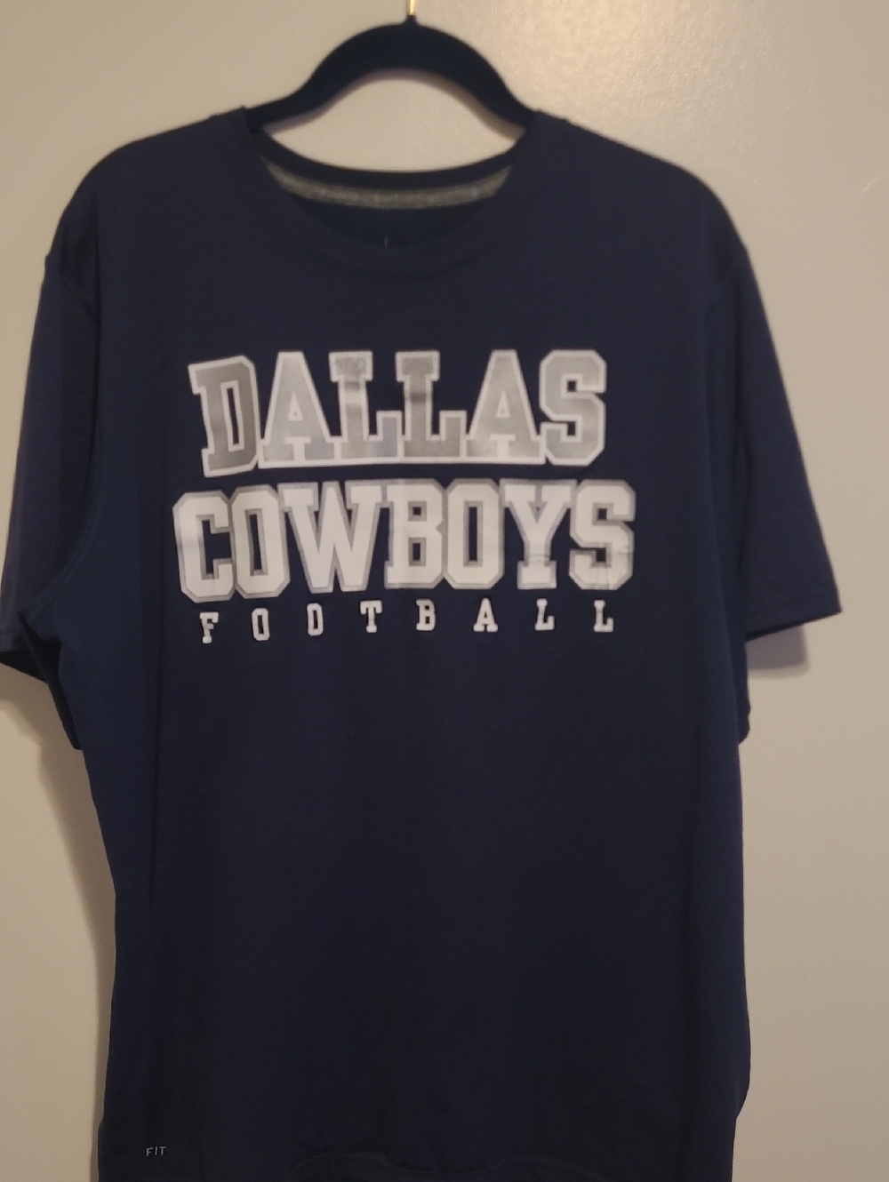 Nike Navy and Gray Dri-FIT NFL Onfield Tee